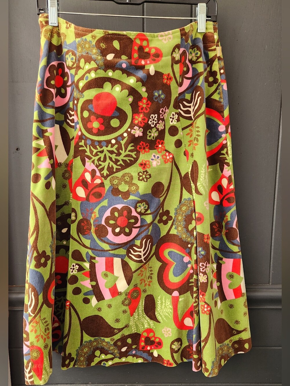 Oilily Velvet Cord Skirt
